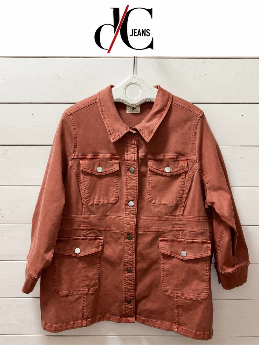 d/C Jeans  Safari Utility Jacket – Size 2X